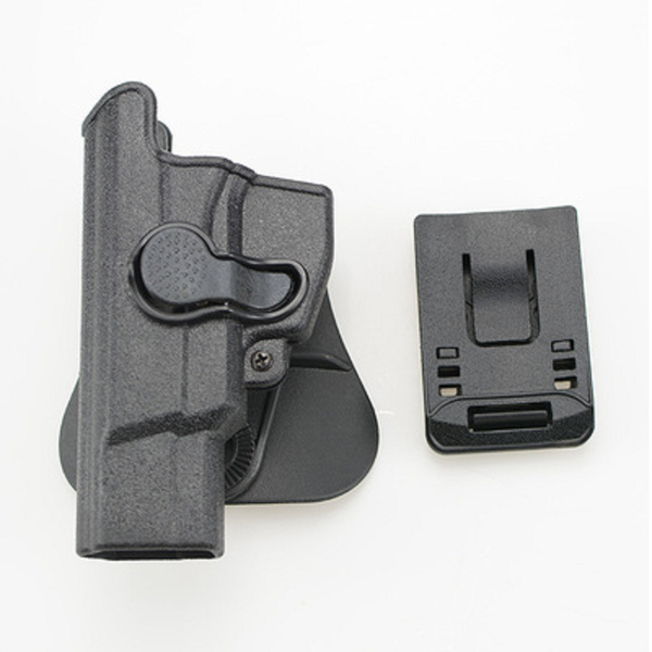 

left hand 92 quick pull-out sleeve tactical waist sleeve rotation 92 to universal quick pull-out 92g for left-handed, Black;gray
