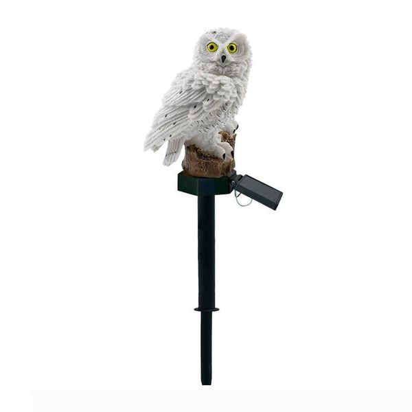 

outdoor solar power garden lights owl decor path lawn yard led landscape light