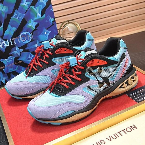 

34 men's designer casual sports shoes, fashionable outdoor travel casual shoes, sports shoes. fast delivery in original box packaging, Black