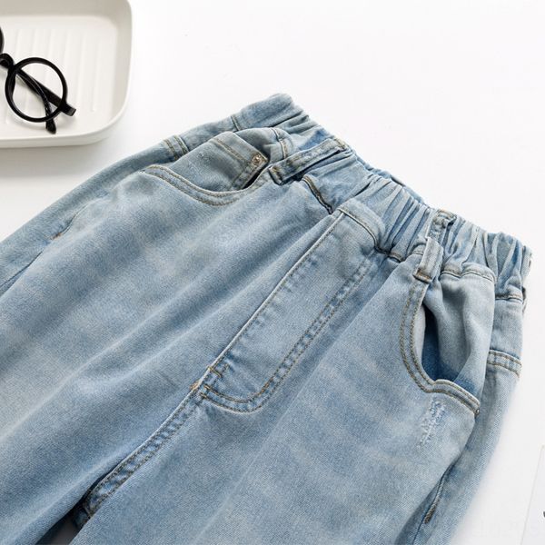 

sd55i детские осенние джинсы и джинсы корейских мальчиков стиль отверстия малого и среднего размера, детский иностранный стиль все-матчевую, Blue