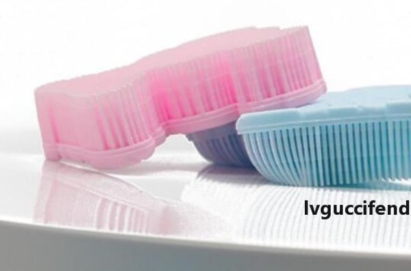 

spot sense training equipment tactile brush baby silicone baby massage brush bath shower brush