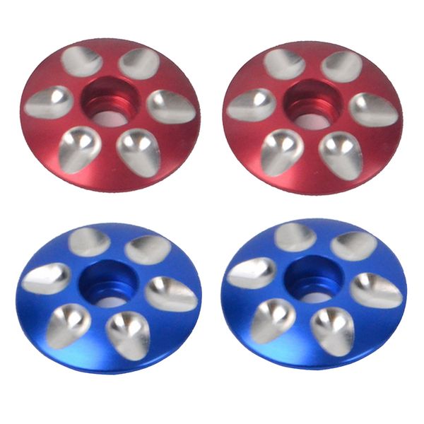 

4pcs aluminum alloy road bicycle bike stem headset cap covers