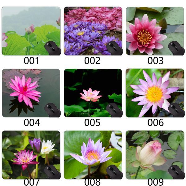 

ornamental lotus flower unique custom mouse pad mousepad