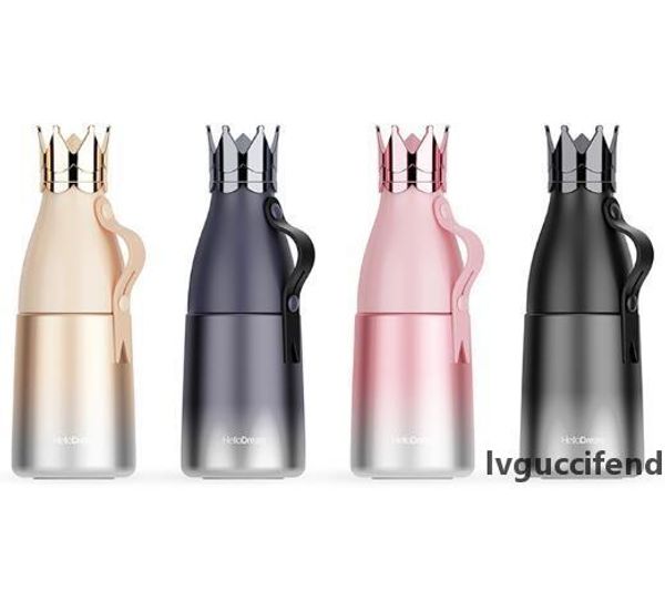 

creative three-dimensional crown thermal cup 304 stainless steel thermal cup