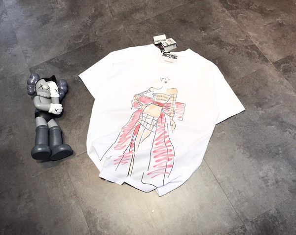 

20ss нового роскошного бренд дизайнер мода граффити красота tshirts с коротким рукавом тройник дышащей рубашка streetwear открытого tshirt 7, Black;green