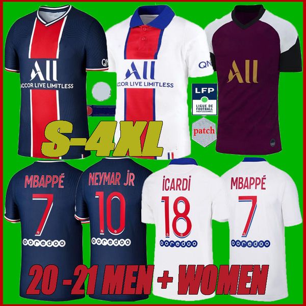 

20 21psg ђбола джеѬи maillots ђболн Ѭђбака 2020 2021 mbappe icardi marquinhos майо-де-ђове ка, Black