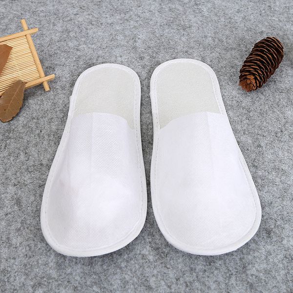 

020 fashion disposable woolen cloth 020 el non-slip thickened slippers, Black
