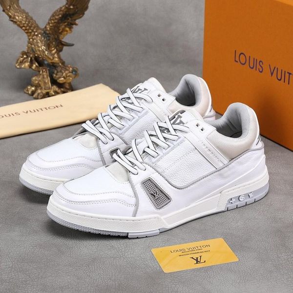 

роскошь мужской повседневной обуви, дышащий спорт баскетбола платформа обувь кожа кроссовки, удобный плоская мужская обувь мода тренер sneak, Black