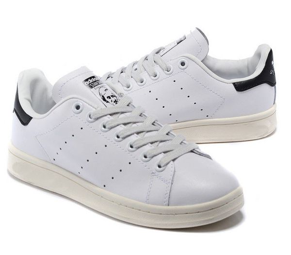 

мода женщина классический женщина стан обувь для мужчин женщин моды кроссовки повседневная обувь спорт кожа lovers смита обувь zapatos mujer, Black