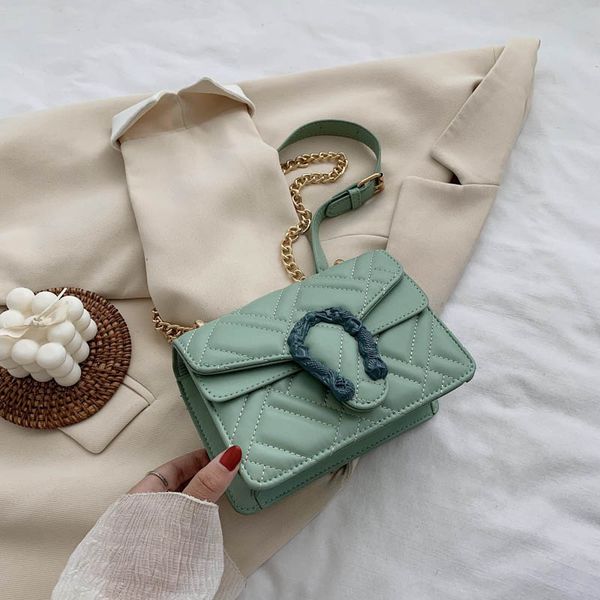 

mini handbag 2020 summer new good quality pu leather shoulder bags for women chains bag luxury designer sac a main