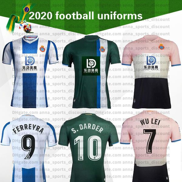 

new home and away jerseys spanish football jersey no. 7 wu lei thai version custom jersey can be wholesale, Black;yellow