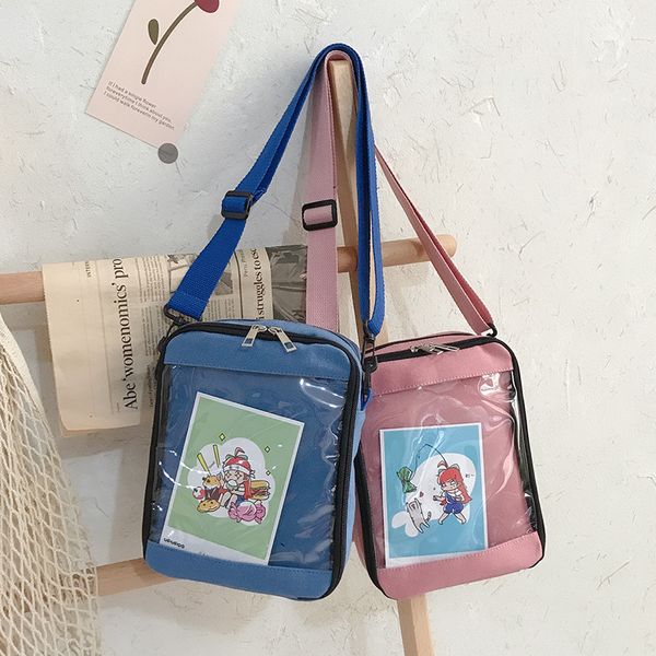 

women handbags for girls 2020 new fashion shoulder bags pvc transparent messenger bags students school bookbag crossbody