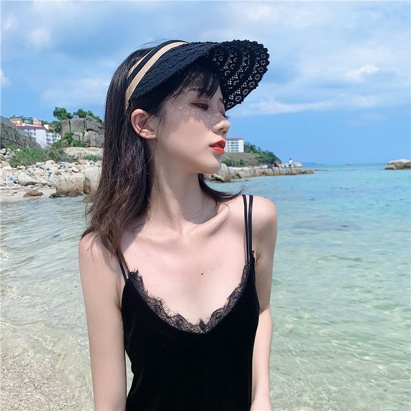 

lace hat sun hatlace sun hat, Blue;gray