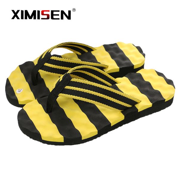 

ximisen summer mens flip flops men beach slippers home chanclas de hombre playa slipper flip flop indoor infradito uomo japonki, Black