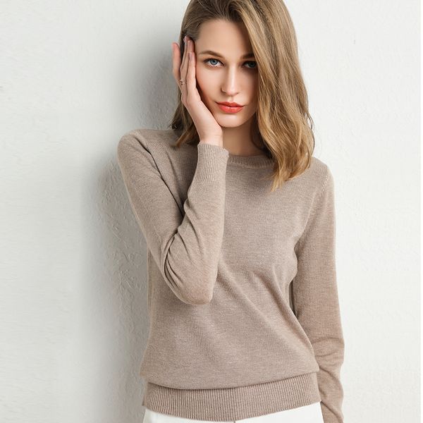 

zocept autumn winter sweater women casual elegant solid pullovers knitting o-neck basic new jumpers female plus size knitwear, White;black