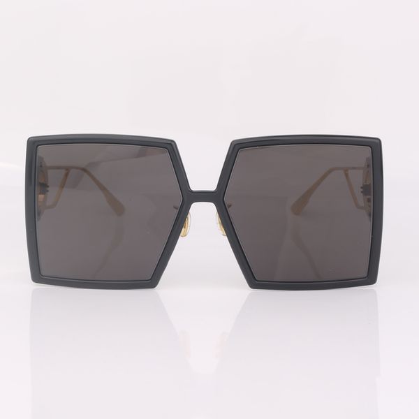 

fashion brand sunglasses square frame with sunglasses box oversize women women grey wear lens original eye nibfo, White;black