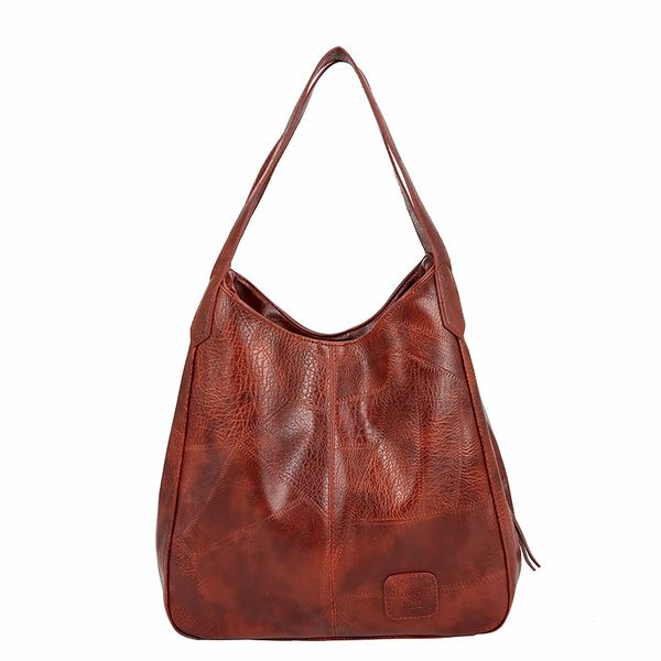 

women's bag retro soft leather shoulder bag simple handbag women leather handbags
