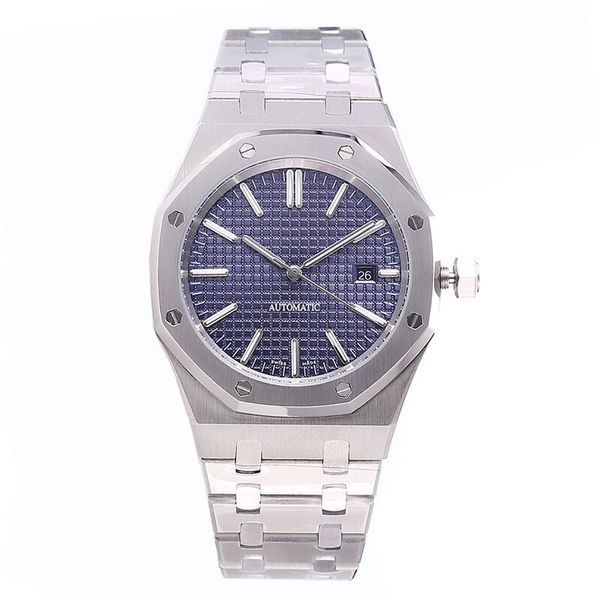 

montre de luxe automatic mens watch gold watches 42mm stainless steel luminous wristwatch sapphire orologio di lusso 5ATM waterproof watch