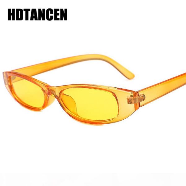 

hdtancen vintage rectangle sunglasses women cat eye designer ladies small frame black red sun glasses brand retro skinny eyewear, White;black