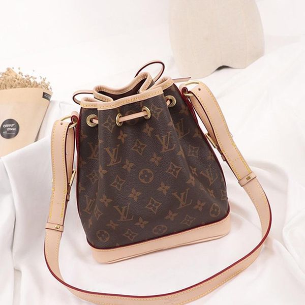 

fashion women bags luxury designer shoulder bags women leather bucket bag handbag drawstring shoulder bag bucket crossbody bag sac d