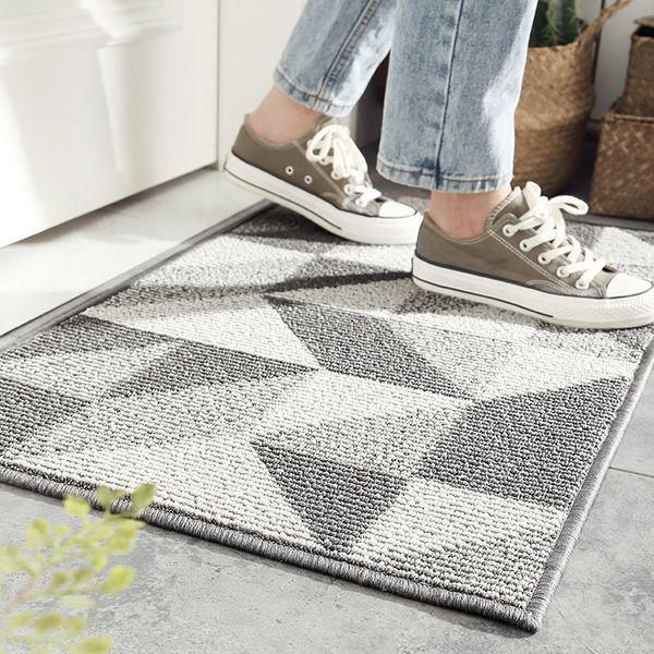 

european style carpet ins striped door mat household door carpet non-slip foot mat