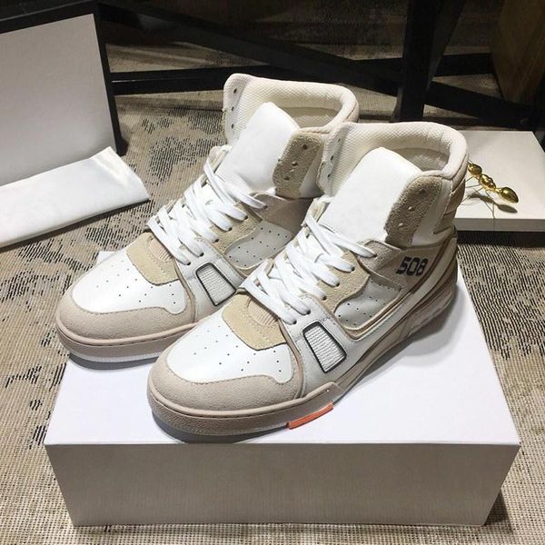 

trainer sneaker boot mens shoes autumn and winter comfortable shoes style lace -up high men shoes herren luxus marken schuhe, Black