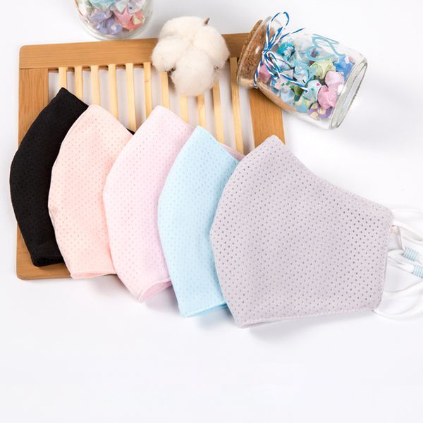 

summer ladies gentlemen thin ice silk cold sunscreen face mask shading dustproof three-dimensional reusable protective mask ahb75