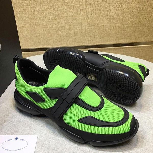 

lightweight cloudbust sneakers mens shoes zapatillas hombre soft footwears breathable plus size hook &loop casual men shoes, Black