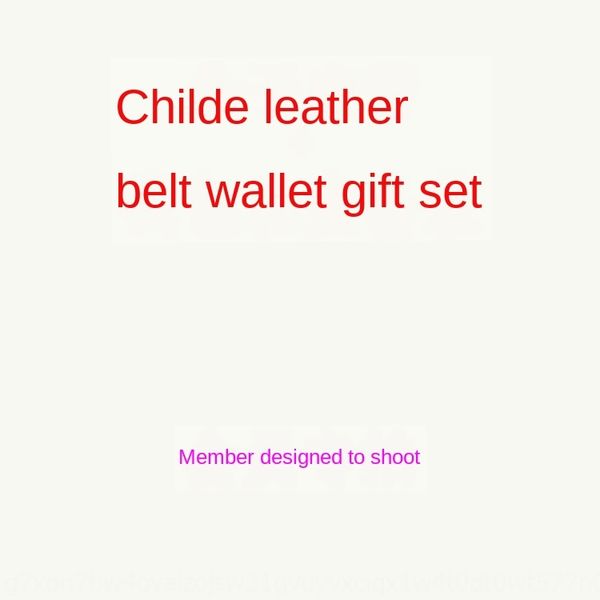 

childe + belt wallet gift box set member special short long wallet + belt set, Black;brown