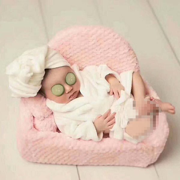 

2020 мягкая фланель халаты новорожденные фотография реквизит костюмы одежда для младенцев 2pcs набор для младенцев фото аксессуары мальчик о, Yellow