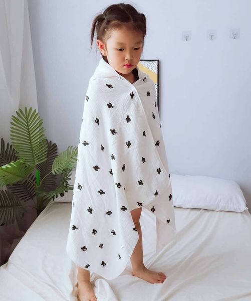 

четыре слоя облако чувствительного марлевых детской шапки полотенце ребенок мультфильм хлопок конфета cloakcandy плащ младенец хлопок плащ