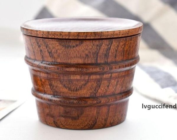 

20pcs wooden cup handmade coffee tea beer juice milk drink cup jujube wood breakfast tea cups with lid drinkware gift