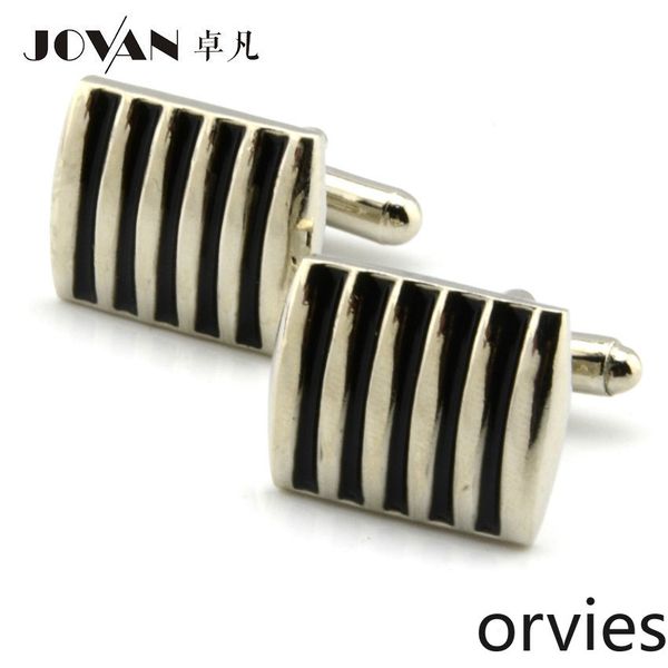 

wholesale of 2020 stripe paint cufflinks and studs, Silver
