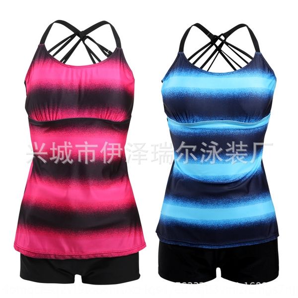 

бикини 2019 градиентных консервативных женщин боксер 2019 градиентных консервативных женщин боксер бикини купальник купальник купальник, White;black