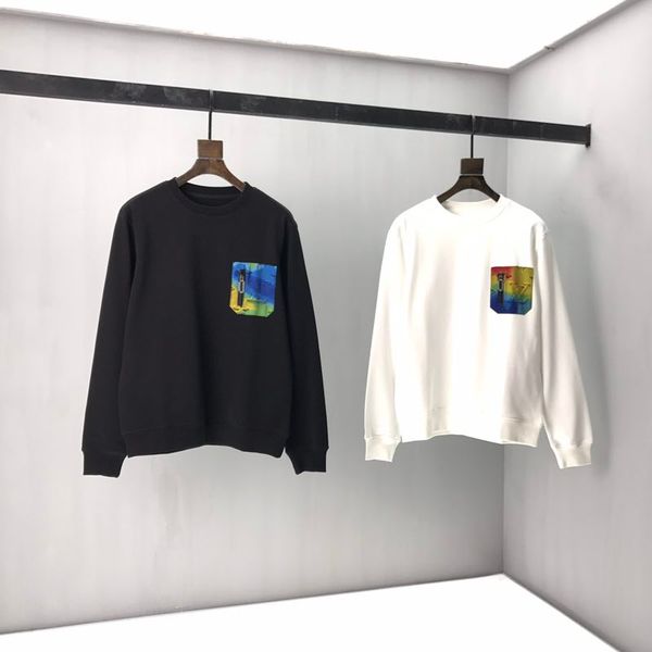 

2020ss spring and summer new high grade cotton printing short sleeve round neck panel t-shirt size: -l-xl-xxl-xxxl color: black white 10w67, White;black
