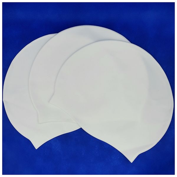 

white protective silicone white swimming cap protective silicone swimming cap