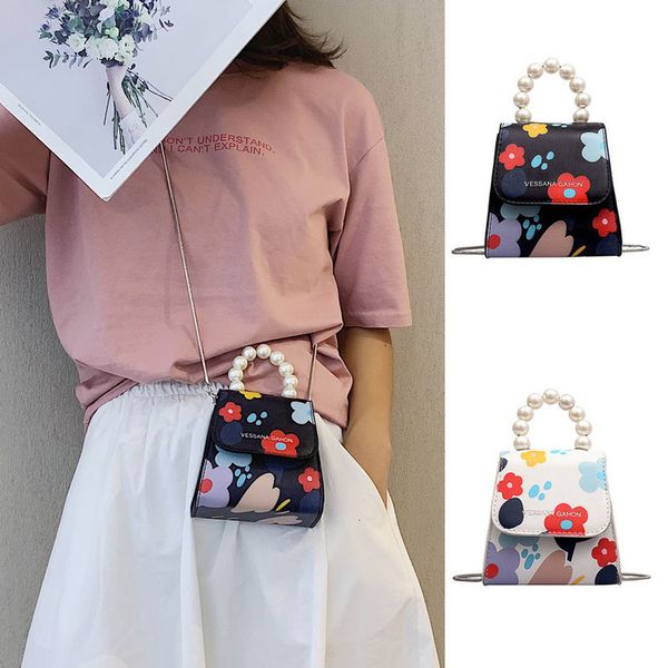 

женская мода pearl кожа печати цветок crossbody пляж сумка сумки pobile телефон сумка для женщин