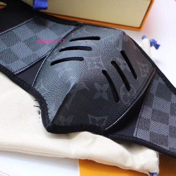 

совершенно новые кожаные маски высокого класса, модные мужские и женские маски бренда, велосипед ветрозащитных масок с коробкой