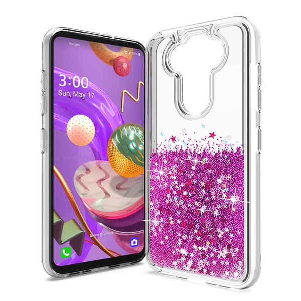 Luxus-Glitzer-Treibsand-Flüssigkeitsfunkel-glänzende Bling-Handyhülle für Samsung Note 20 Ultra S10 Plus für iPhone 12 Pro Max 11 Pro