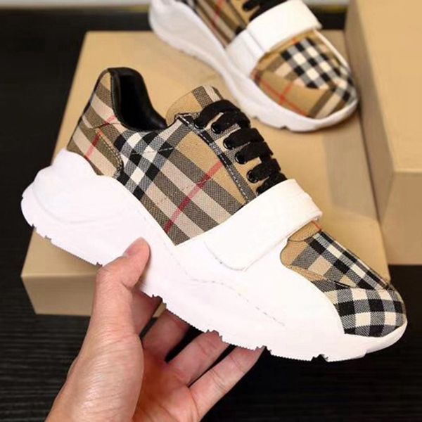 

with box sneaker casual shoes trainers fashion sports shoes leather boots sandals slippers vintage for man woman 11bl2006, Black
