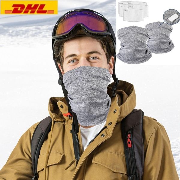 

In Stock Scarf Bandana Face Cover with Filter Pocket Balaclava Fashion Neck Gaiter Protective Headband for Men Women Half Face Mask