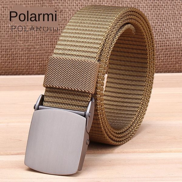 

gyfi2 3.0 automatic buckle quick-drying nylon 3.0 automatic buckle quick-drying s nylon band students'training b tactical outdoor belt, Black