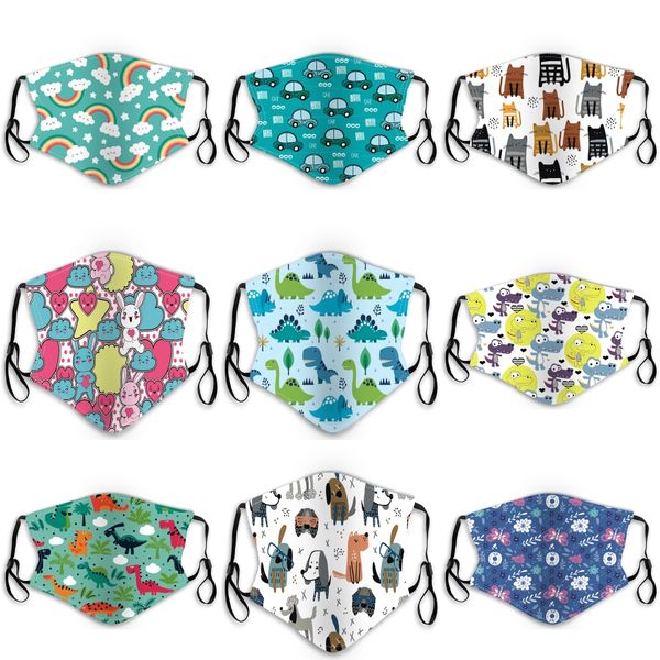 

kids mask children cartoon face masks pm2.5 anti dustproof protective mask ship hh9-2993#722