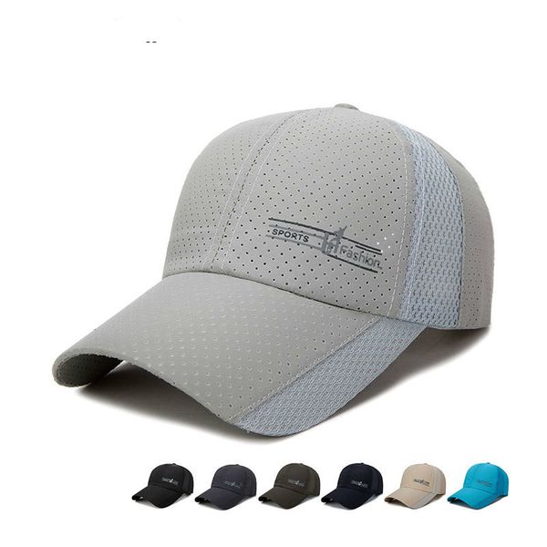 

2020 summer waterproof quick drying baseball cap breathable solid color fishing outdoor snapback bone hat for women men gorras, Black;white