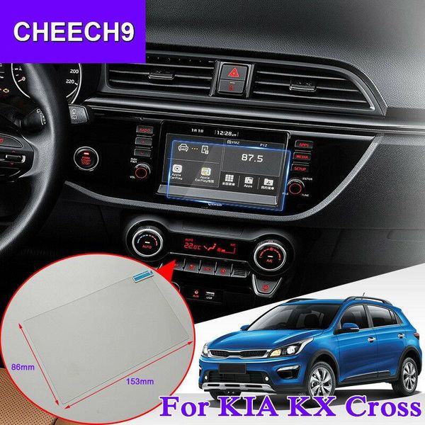 

internal accessories 7 inch car gps navigation screen hd glass protective film for kia kx cross