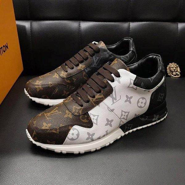 

fashion run away sneaker mens shoes casual leather big size luxury design version men shoes rubber sole chaussures pour hommes