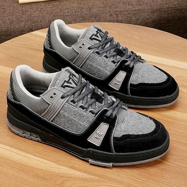 

2020 mens shoes fashion luxury footwears trainer sneaker chaussures pour hommes fast ship mens shoes fashion sneakers zapatos de hombre l770, Black