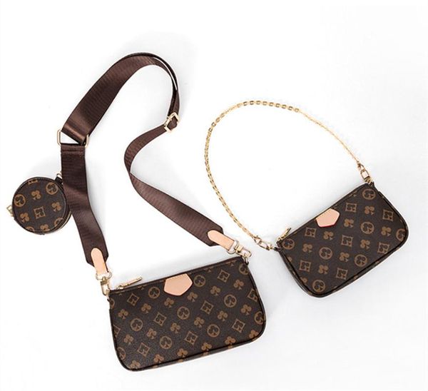 

3-in-1 messenger handbag tote leather floar crossbody handbag tote clutch new shoulder bag clutch totes fashion brand designer