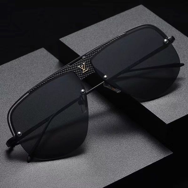 

gucci 2020 марка дизайн солнцезащитных очков женщины мужчины дизайнера бренда хорошее качество мода металла крупногабаритные солнцезащитные, Blue;gray