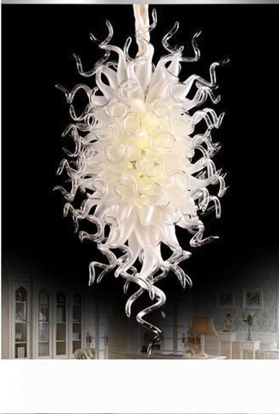 

modern europe style art design frosted white hand blown murano glass chandelier ceiling lights for wedding